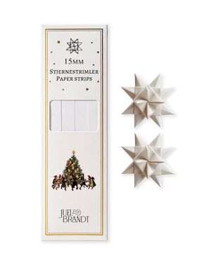 White 15 mm star strips from Juel & Brandt