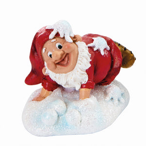Forest elf in a snowball fight