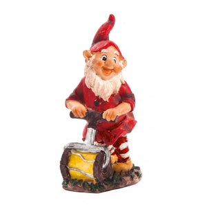 Forest gnome working in the forest