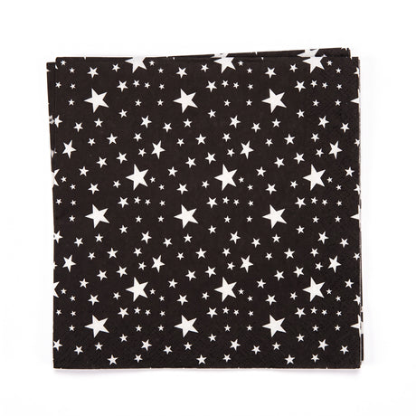 New Year napkins with stars