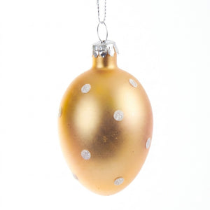 Hanging glass eggs