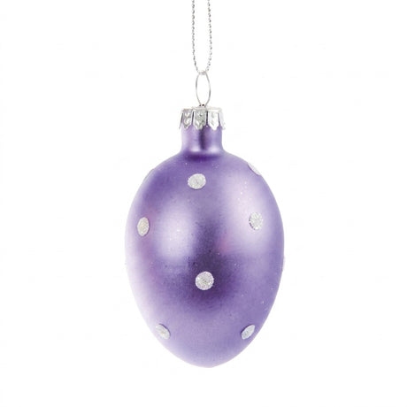 Hanging glass eggs