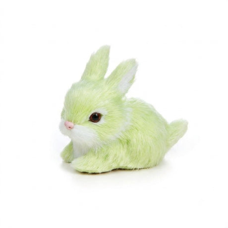 Rabbit with faux fur pastel