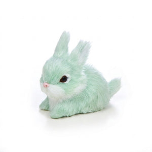 Rabbit with faux fur pastel