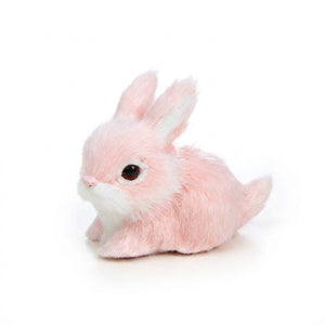 Rabbit with faux fur pastel