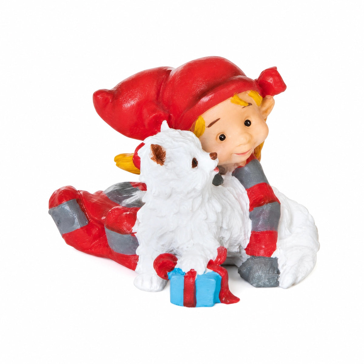 BABY ELF WITH CAT