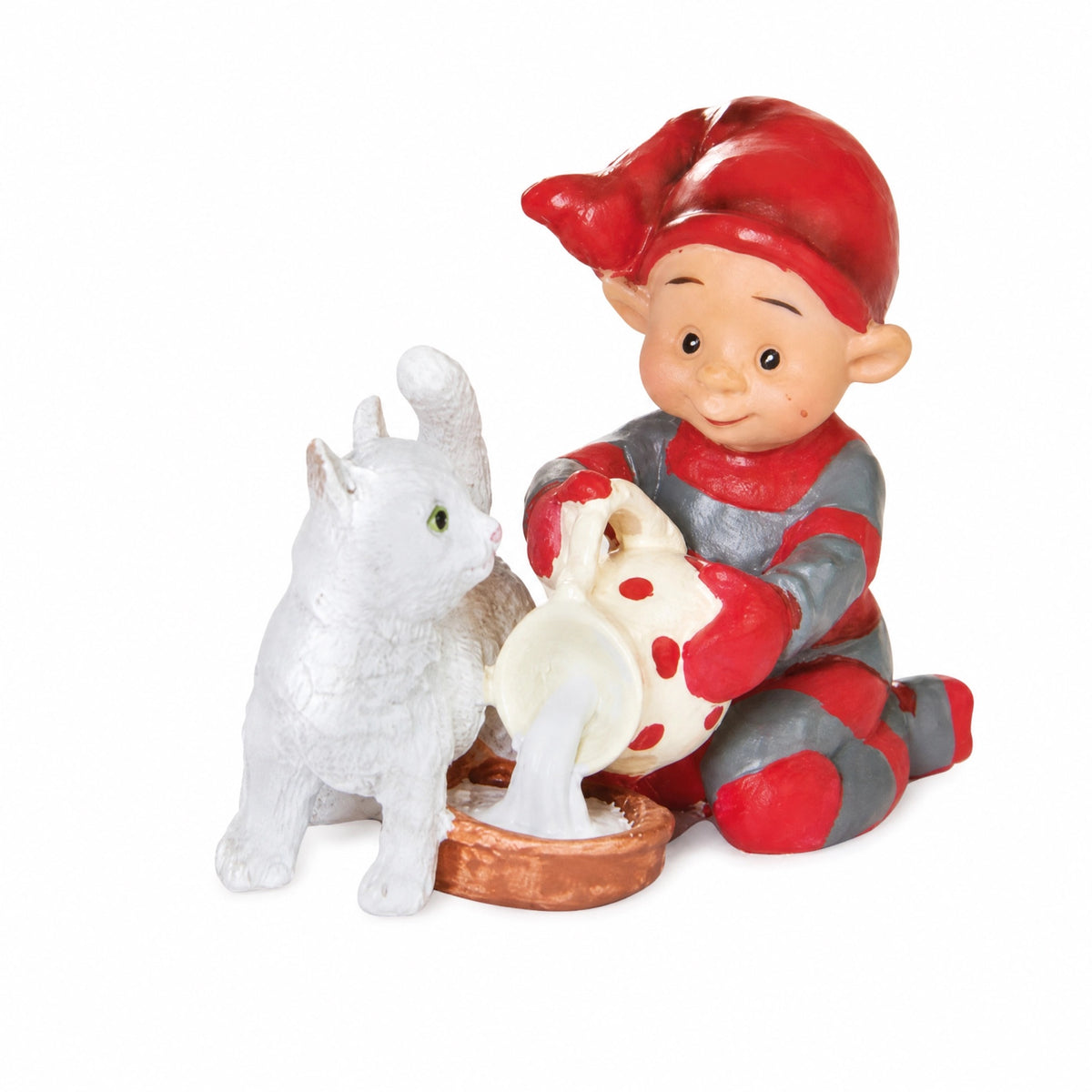BABY ELF WITH CAT