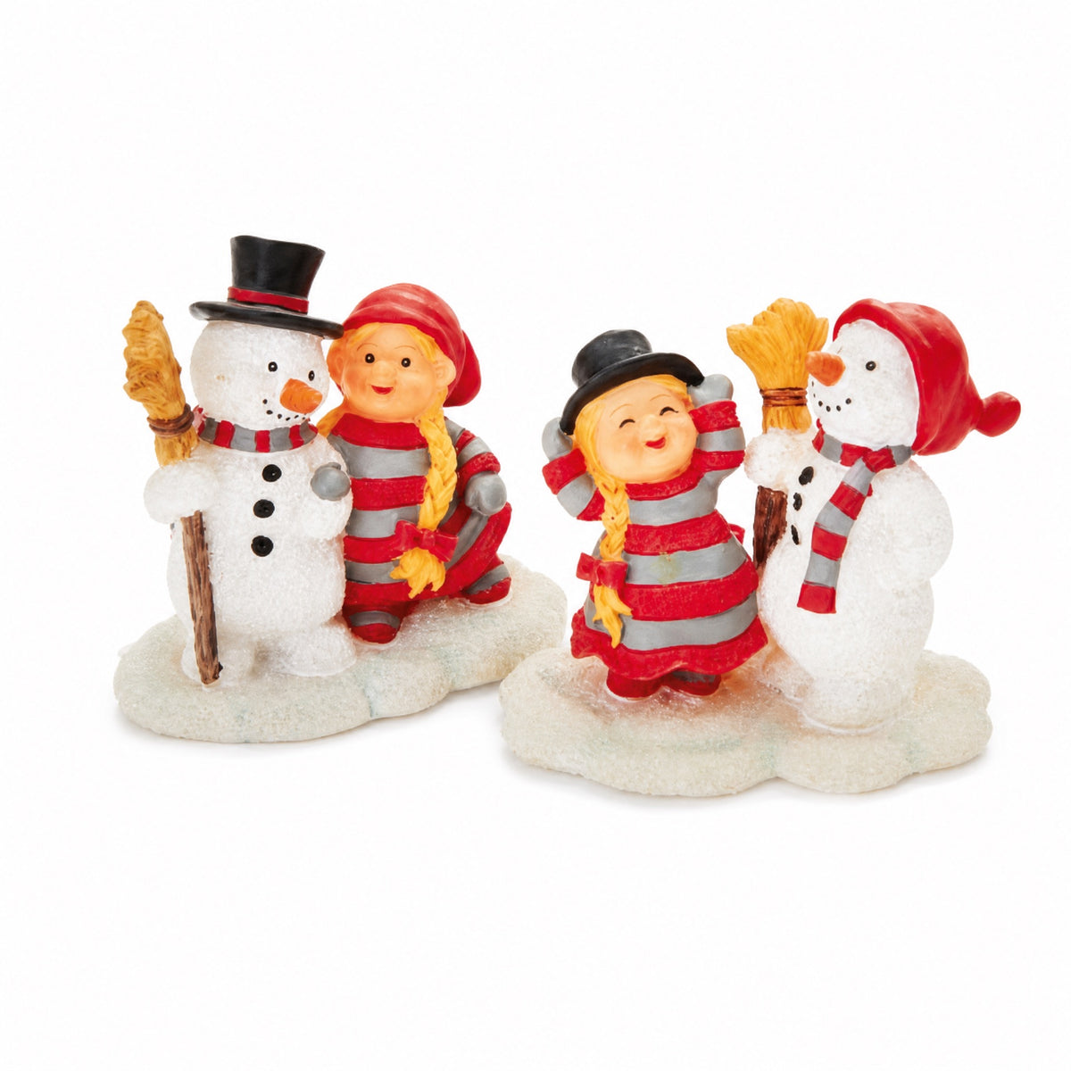 BABY ELF WITH SNOWMAN