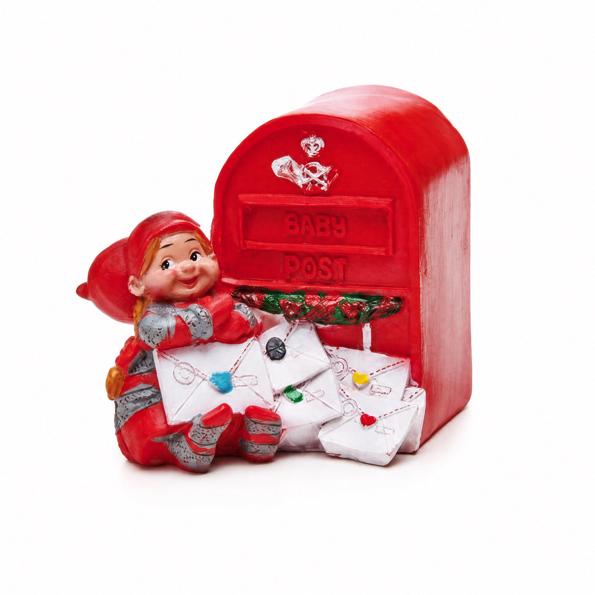 Baby Santa with mailbox