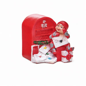 Baby Santa with mailbox