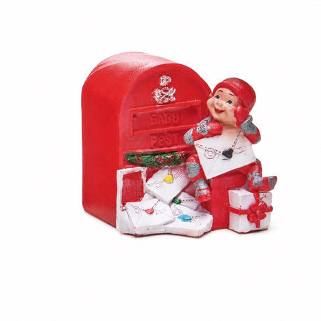 Baby Santa with mailbox