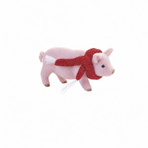 Pink Christmas piglet