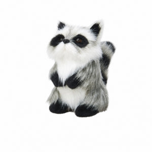 Raccoons in faux fur