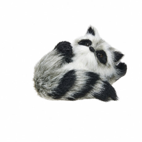 Raccoons in faux fur