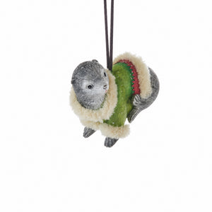 Animals in winter clothes