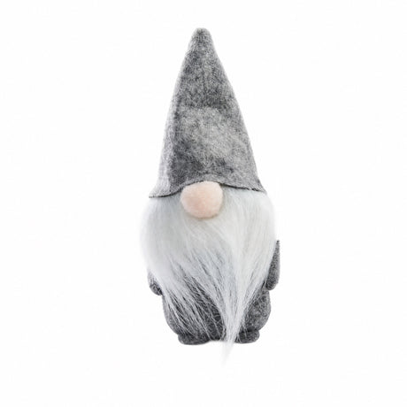 Gray and white Santa gnome