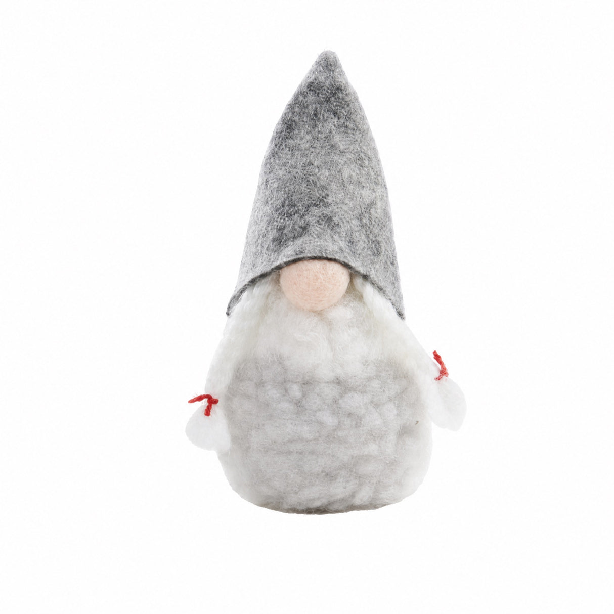 Gray and white Santa gnome