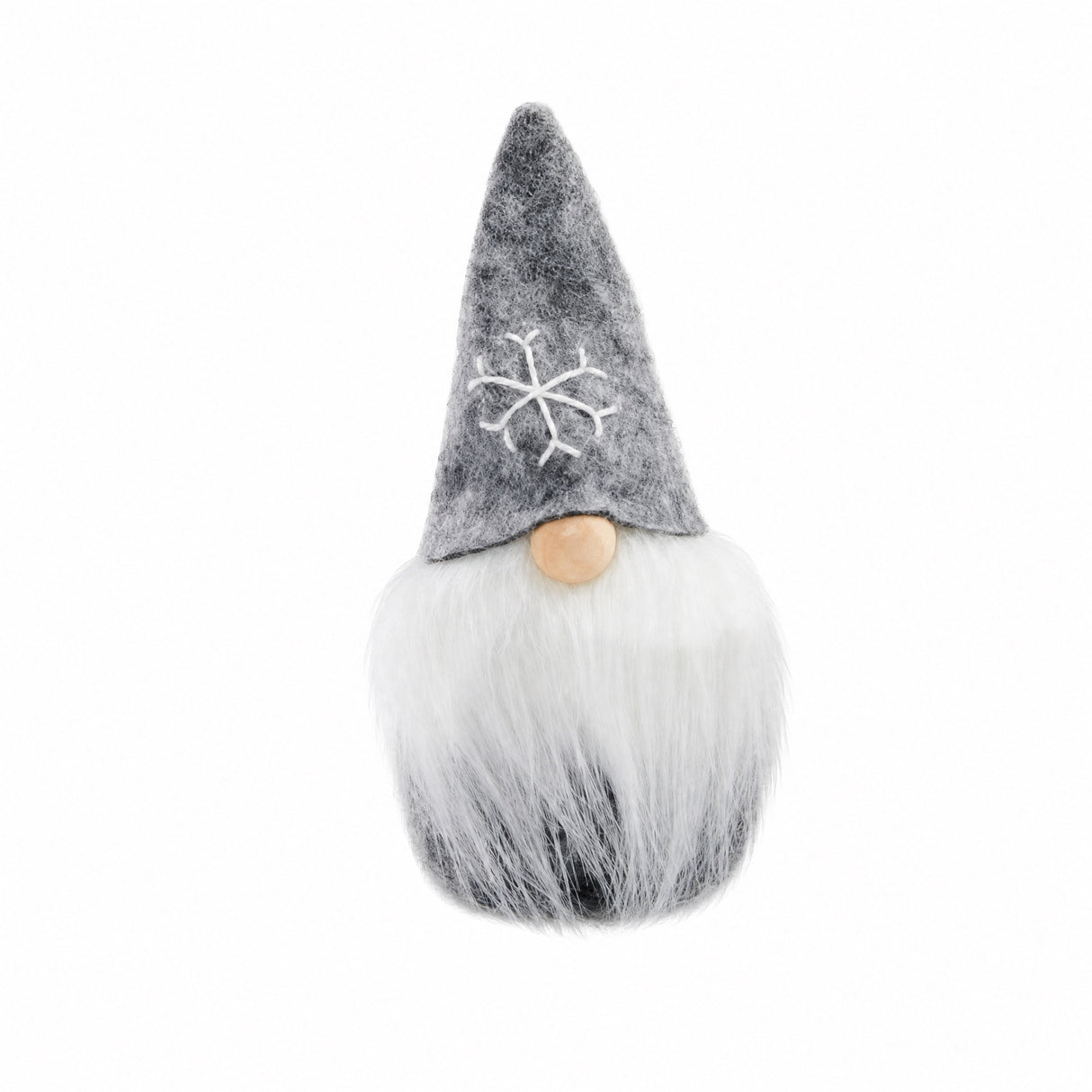 Gray and white Santa gnome