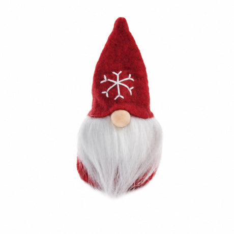 Red and white Santa gnome