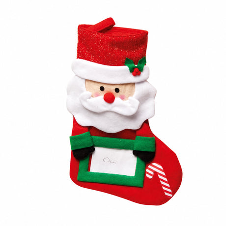 Fabric Christmas stocking