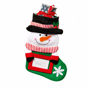 Fabric Christmas stocking