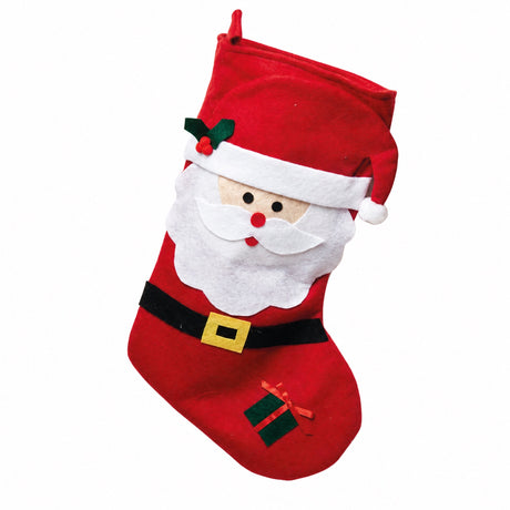 Christmas stocking with Santa Claus or snowman