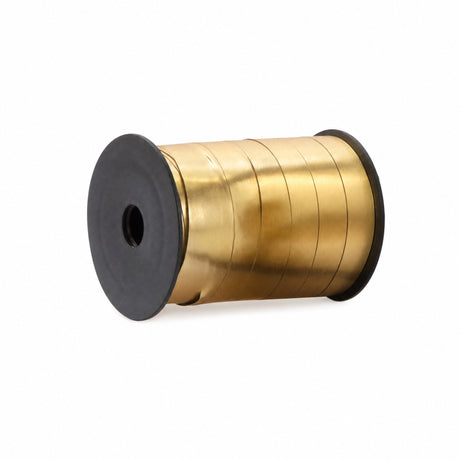 Gold colored gift ribbon
