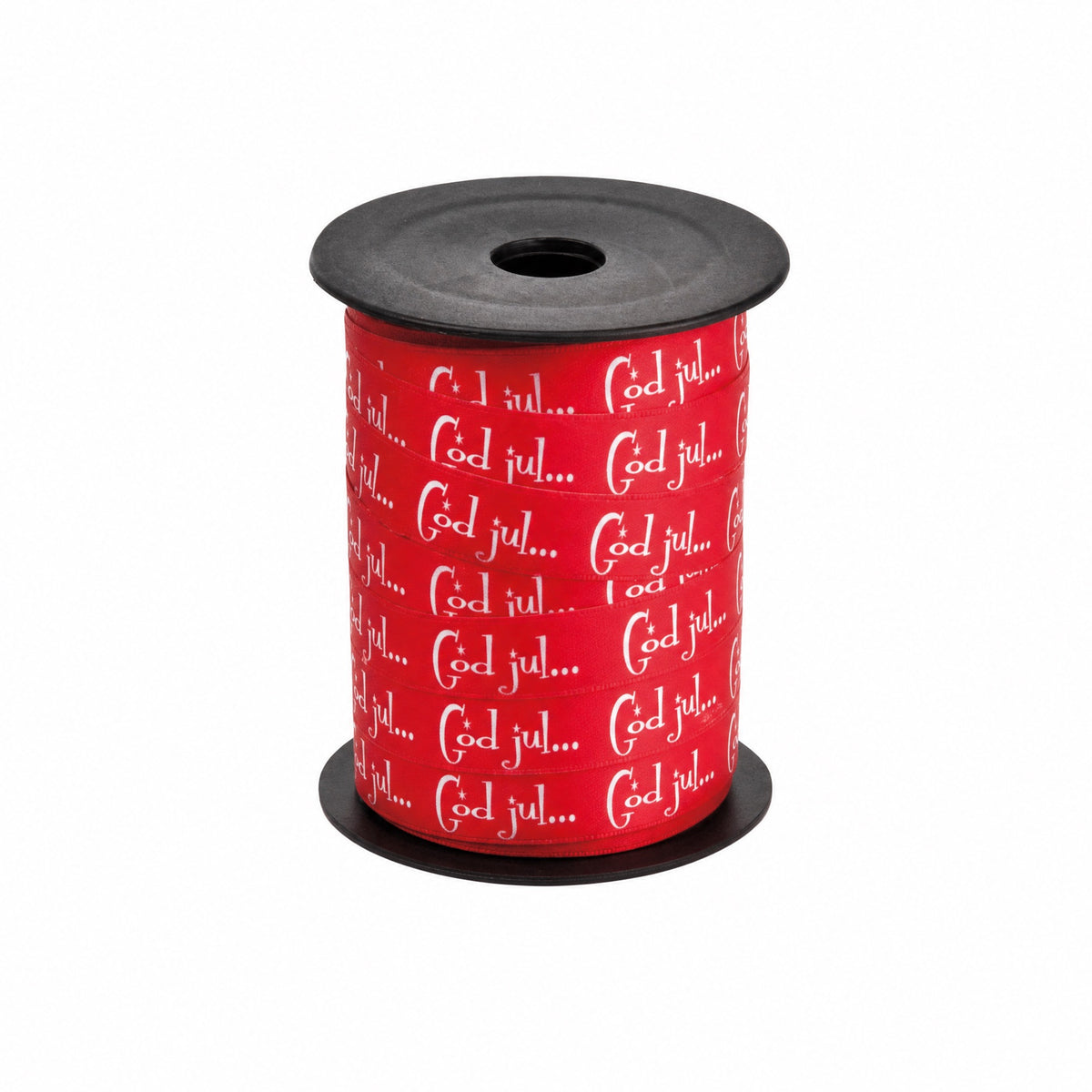 Gift ribbon with "Merry Christmas"