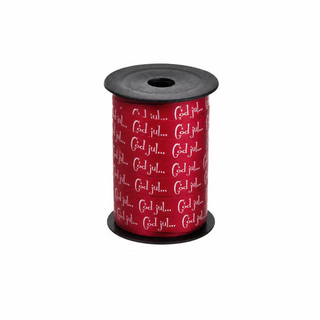 Gift ribbon with "Merry Christmas"