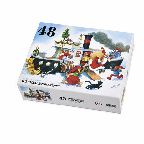 Vilhelm Hansen 48-piece puzzle with ship and elves