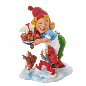 Elves with Christmas food