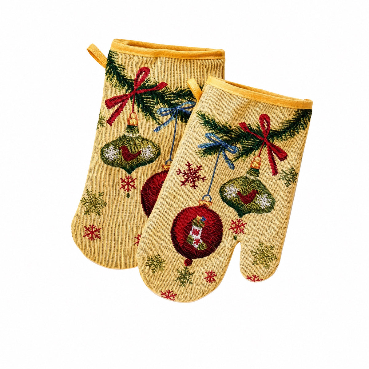 Christmas grill gloves