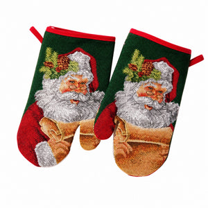 Christmas grill gloves