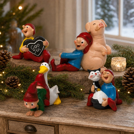 Brammingsser in Christmas mood figure