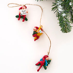 Bramming gnomes on rope from Pobra