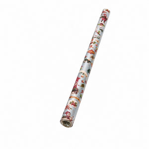 Gift wrapping paper with Christmas motifs