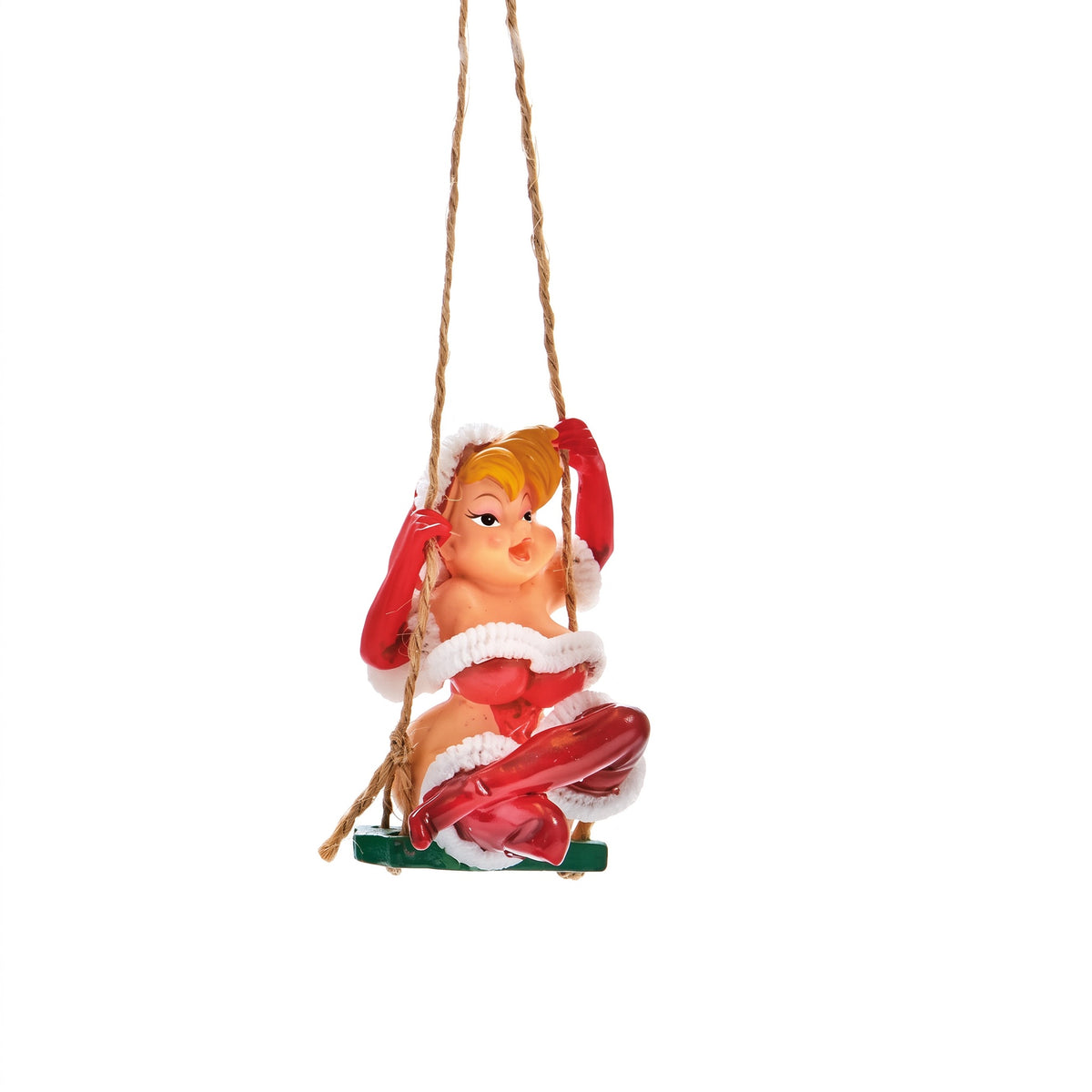 Christmas ladies on swing