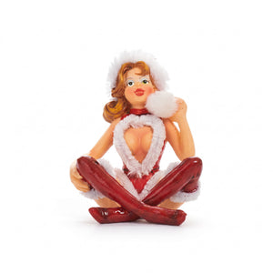 Sitting Christmas ladies