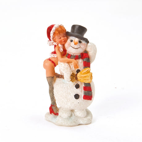 Christmas ladies with snowman