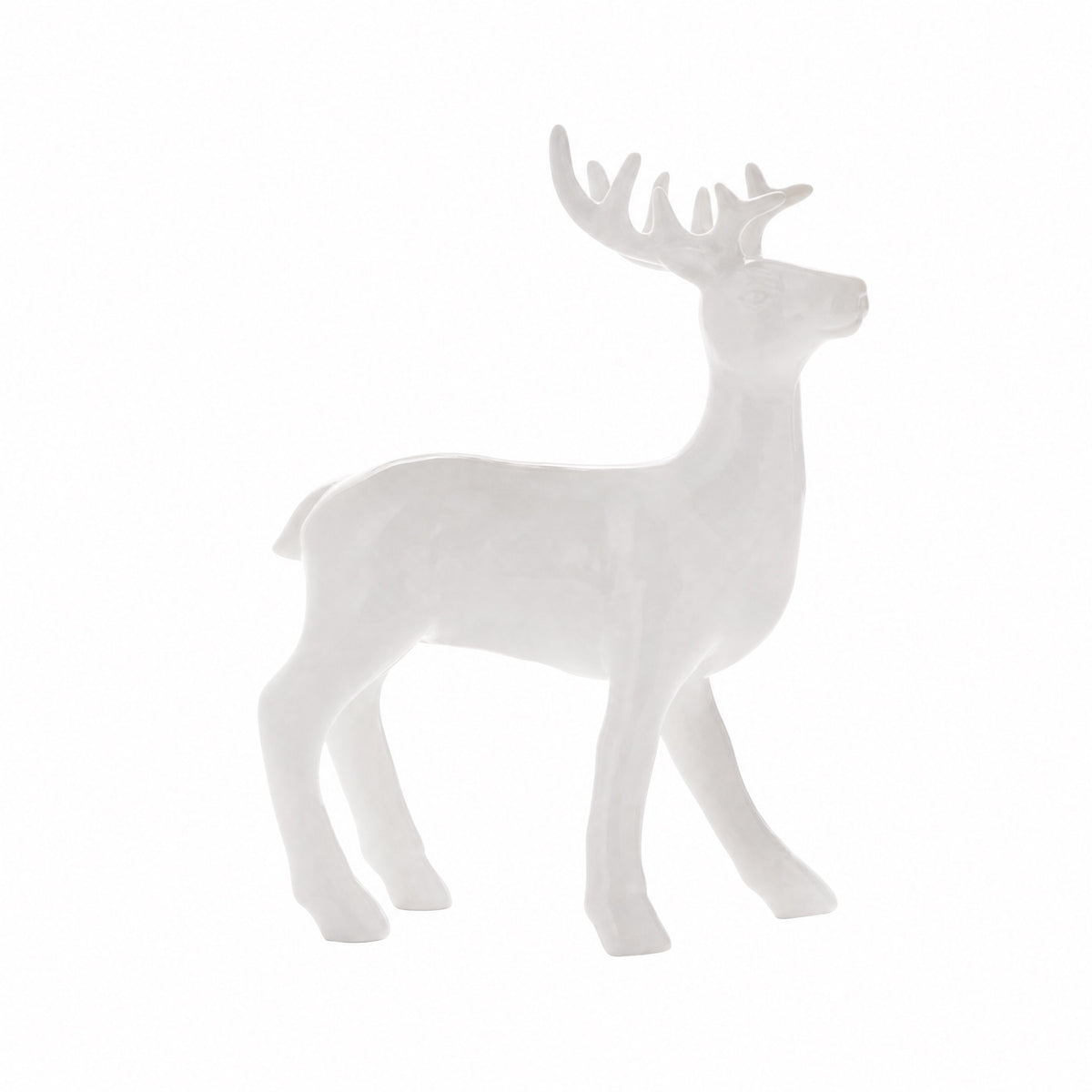Reindeer in white porcelain
