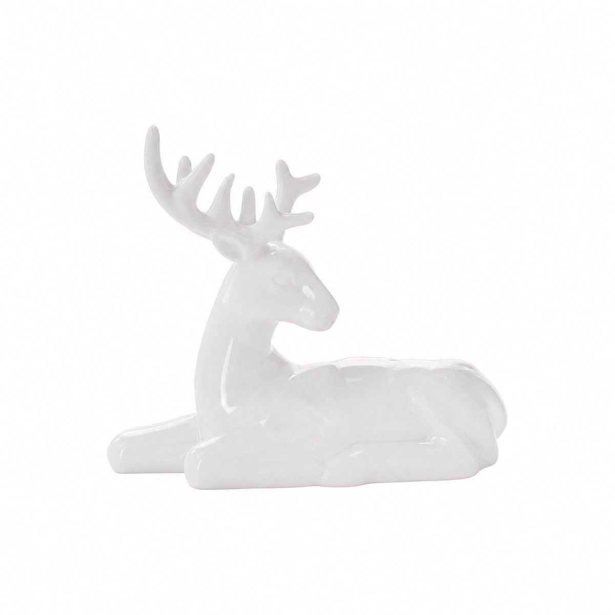 Reindeer in white porcelain
