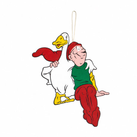 Wooden Bramming elf in Christmas mood 40 cm