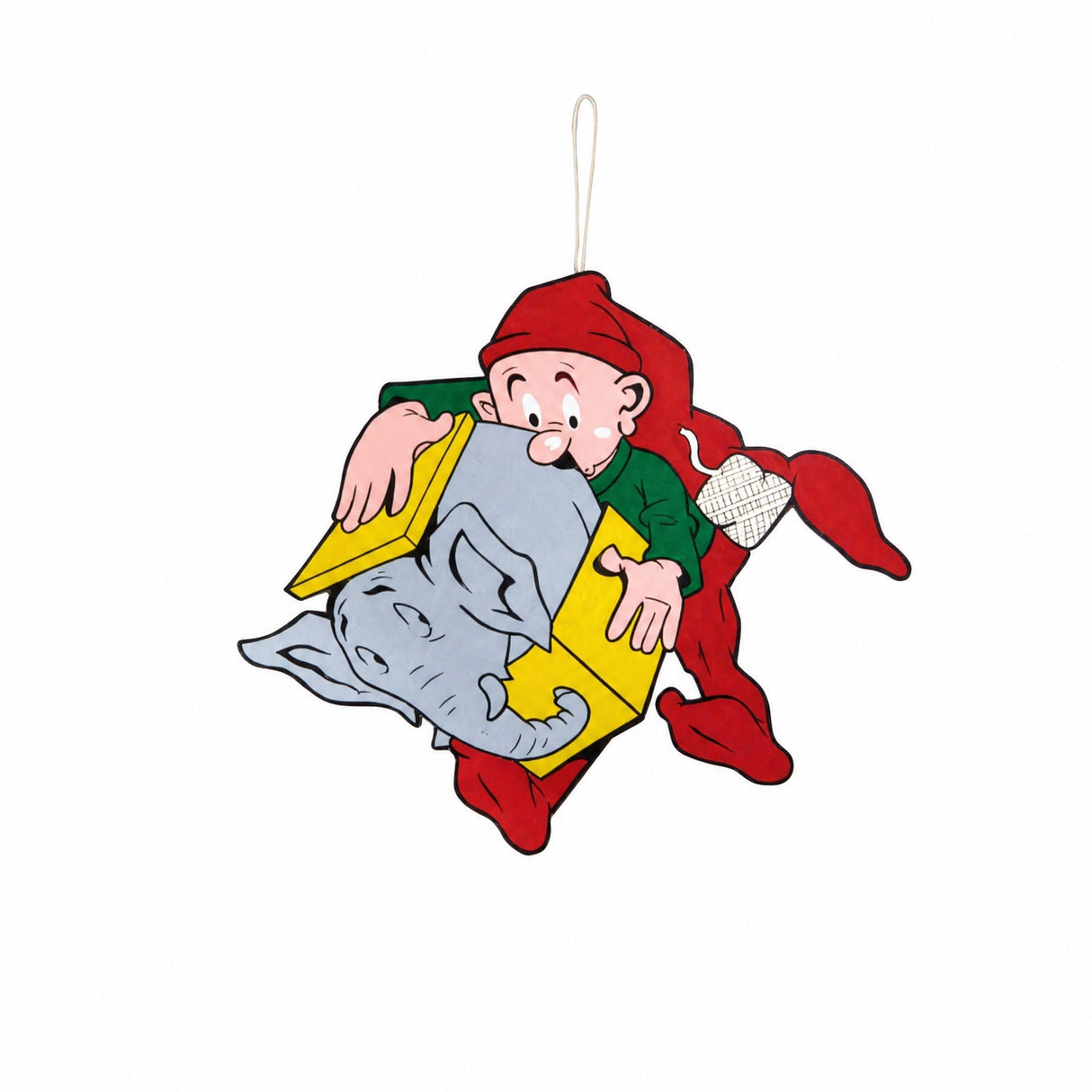 Wooden Bramming elf in Christmas mood 40 cm