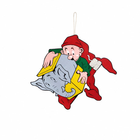 Wooden Bramming elf in Christmas mood 40 cm