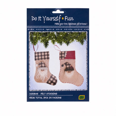Do it yourself Christmas stockings