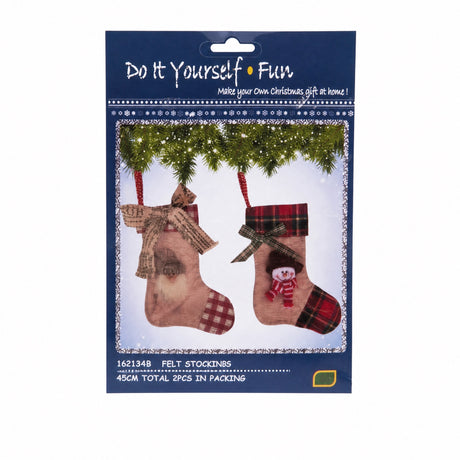 Do it yourself Christmas stockings