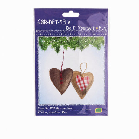 Do it yourself Heart Ornament