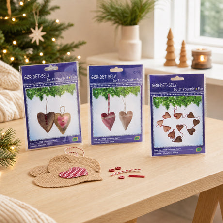 Do it yourself Heart Ornament