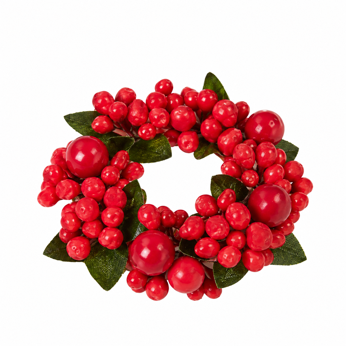 Light wreath featuring both large and small berries from Pobra