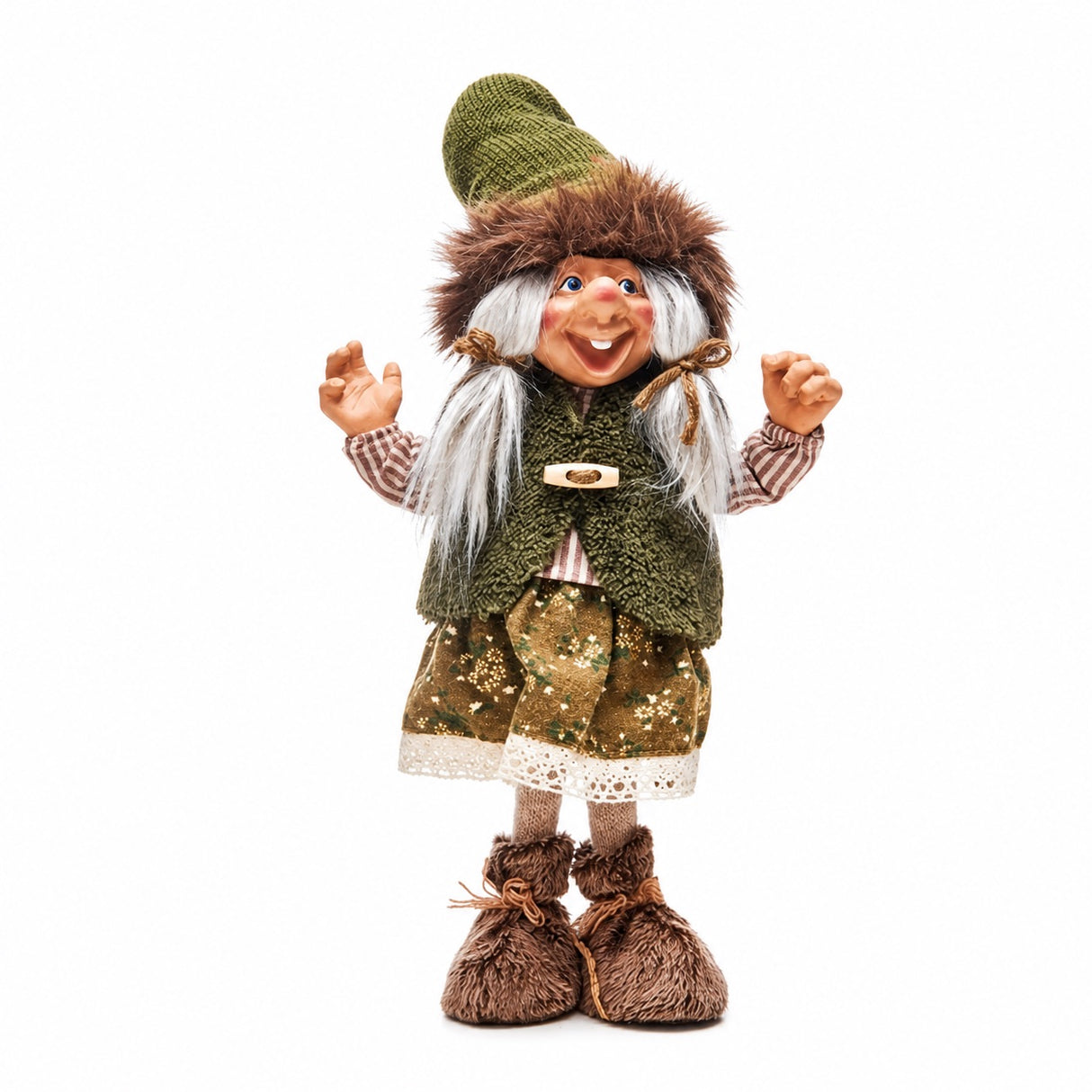 Standing trolls in forest colors